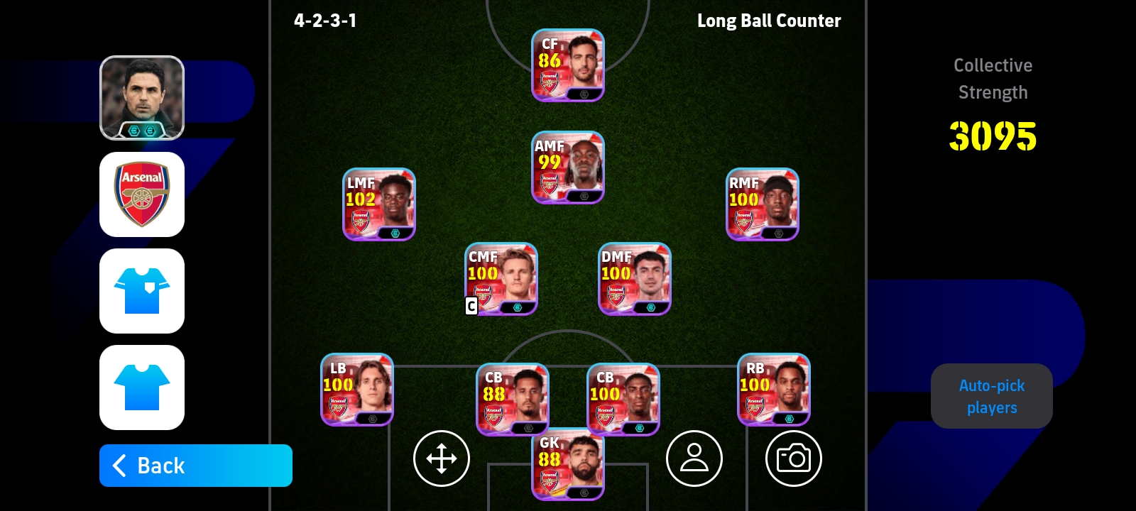 Clone kẹp 2 Rio top Cb + Dennis Bergkamp + pack Arsenal thumbnail 4